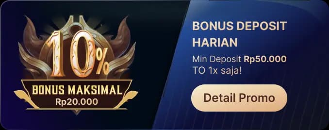 2# BONUS DEPOSIT HARIAN – TO 1X!
